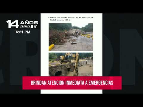 Brindan atención inmediata a emergencias