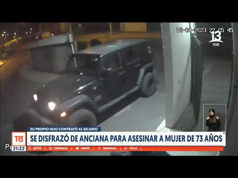 Sicario se vistió de anciana para asesinar mujer de 73 años en La Serena