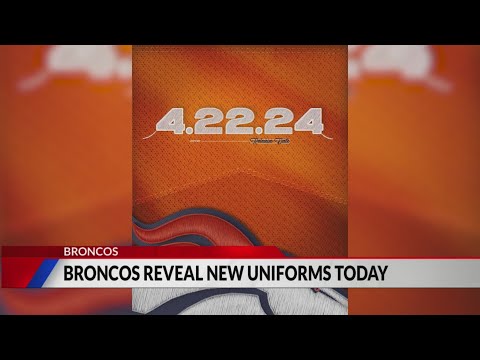 Broncos to unveil new uniforms on Monday