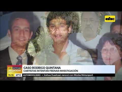 Caso Rodrigo Quintana: cartistas intentan frenar investigación, afirma su papá