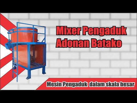 Mesin Mixer Batako Kapasitas Tinggi