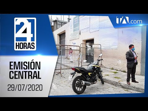 Noticias Ecuador:Noticiero 24 Horas 29/07/2020 (Emisión Central)