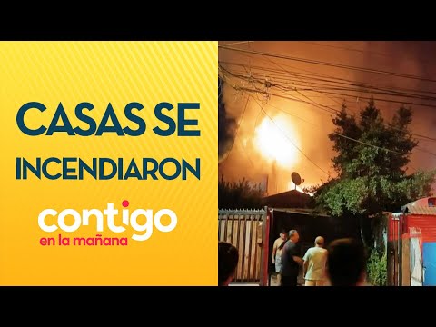 Incendio de DOS CASAS tras riña y un posible secuestro - Contigo en la Mañana