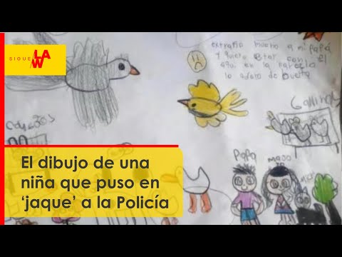 El dibujo de una niña que puso en ‘jaque’ a la Policía: esta es la historia