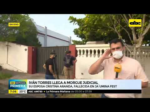 Iván Tito Torres llega a la Morgue judicial en Asunción