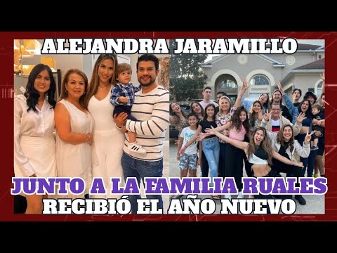 Alejandra Jaramillo recibió el año con la familia Ruales ¿Qué dijo La caramelo de las cábalas?