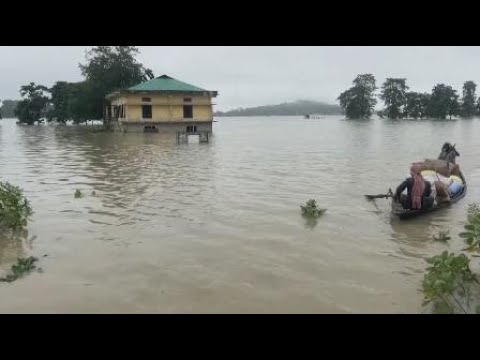 Floods and landslides triggered by heavy rains in India's northeast kill at least 16