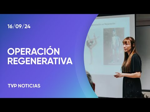 Una médica argentina logró la primera operación regenerativa para lesiones graves