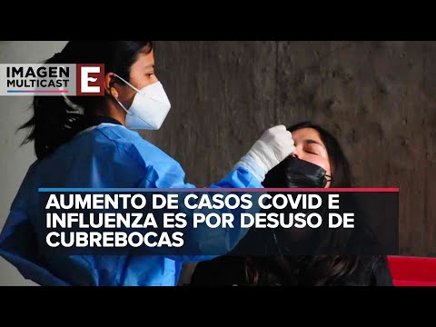 Pico de casos de covid e influenza llegará en enero