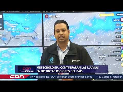 Meteorología informa continuarán las lluvias en distintas regiones del país