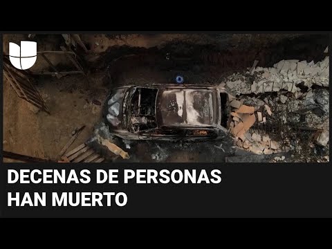 Imágenes de dron muestran la devastación de los incendios en Chile: más de 50 personas han fallecido