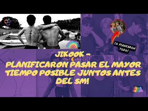 JIKOOK - PLANIFICARON PASAR EL MAYOR TIEMPO POSIBLE JUNTOS ANTES DEL SM! [SUBS]