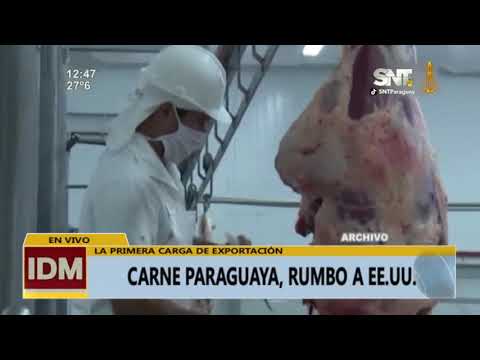 Carne paraguaya a Estados Unidos