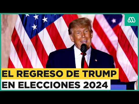 Donald Trump confirma candidatura presidencial para elecciones del 2024