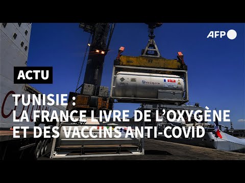 La France livre de l'oxygène et des vaccins anti-Covid à la Tunisie | AFP