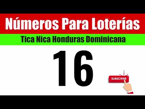 Numeros Para Las Loterias HOY 09/06/2024 BINGOS Nica Tica Honduras Y Dominicana
