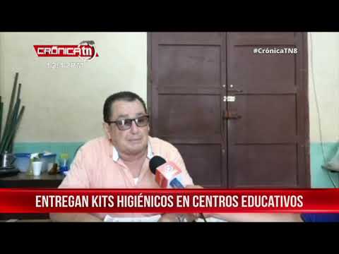 MINED Nandaime entrega kits de limpieza a centros educativos - Nicaragua