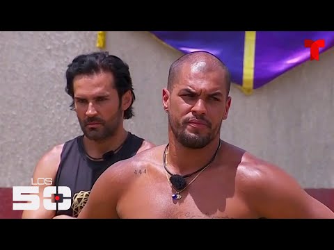 Josh se lanza contra Rogelio en el Reto de Arena | Los 50 | Telemundo Entretenimiento