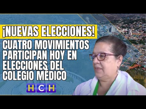 Cuatro movimientos participan hoy en Elecciones del Colegio Médico de Honduras