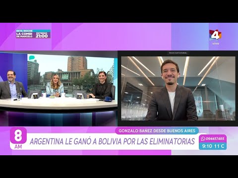8AM - Argentina le ganó a Bolivia por las eliminatorias