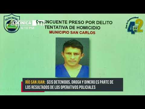 Río San Juan: Capturan a sujetos como presuntos autores de diversos delitos - Nicaragua