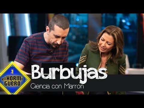 Marron deja boquiabierta a Sara Baras con las burbujas - El Hormiguero