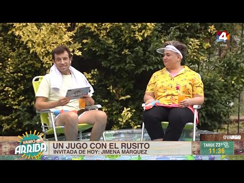 Vamo Arriba - Jimena Márquez se toma Un jugo con el Rusito