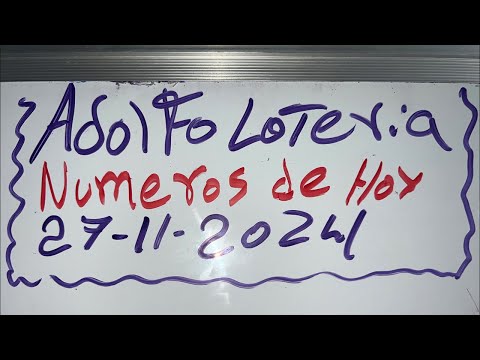 NÚMEROS DE HOY 27-11-2024 hoy 27-noviembre-2024 bingo ((79))) y ((97))