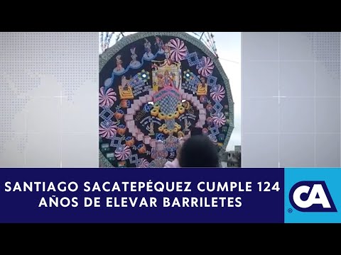 Festival de barriletes en Santiago Sacatepéquez cumple 124 años