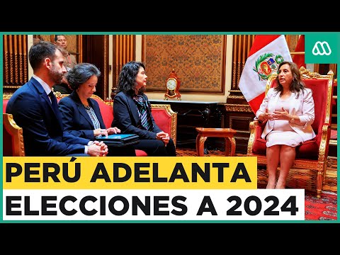Perú adelanta elecciones a 2024 para frenar grave crisis política y social