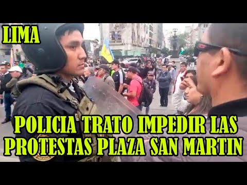 PROTESTAS CONTINUAN EN LA CAPITAL PERUANA `PIDEN LIBERTAD Y RESTITUCIÓN DE PEDRO CASTILLO