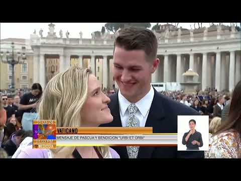 Mundo: Papa Francisco envió su mensaje de Pascua este domingo
