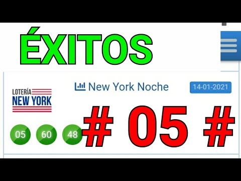 BINGOOO...!! # 05 # loteria NEW YORK NOCHE/ UN SÓLO NÚMERO PARA HOY/ LOS NÚMEROS DE HOY...!!