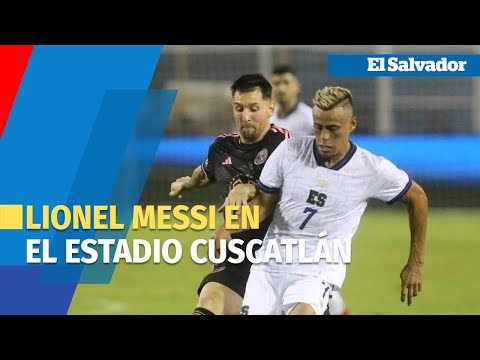 El Salvador enfrentó al Inter de Miami de Messi en el estadio Cuscatlán