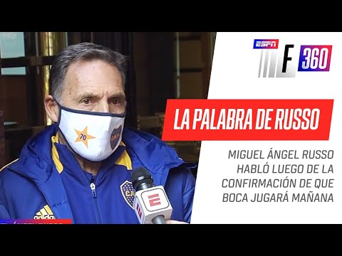 Así REACCIONÓ Miguel Ángel #Russo tras confirmarse el partido entre Boca y San Lorenzo