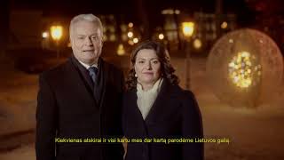 Lietuvos Respublikos Prezidento Gitano Nausėdos ir ponios Dianos Nausėdienės sveikinimas Lietuvos...