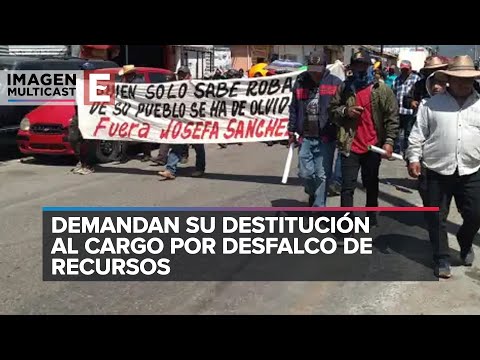 Chiapas: Teopisca marcha contra alcaldesa por presunto desvío de recursos