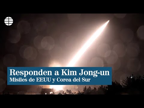 Estados Unidos y Corea del Sur responden al cohete de Kim Jong-un lanzando cuatro misiles