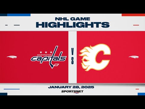 NHL Highlights | Capitals vs. Flames - January 28, 2025
