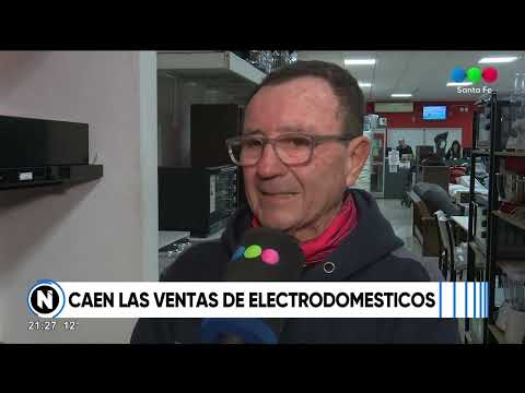 Caen las ventas de electrodomésticos en Santa Fe