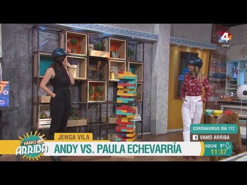 Vamo Arriba - Paula Echevarría vs Andy en el Jenga Vila