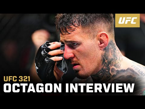 Tom Aspinall Octagon Interview | UFC 321
