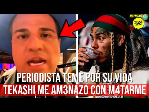 AM3NAZA DE MU3RTE: TEKASHI AM3NAZA A PERIODISTA ``YO NO SOY KEVIN FRET´´