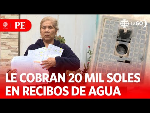 Le mandan mensaje diciéndole que debe más de 20 mil soles de agua | Primera Edición | Noticias Perú