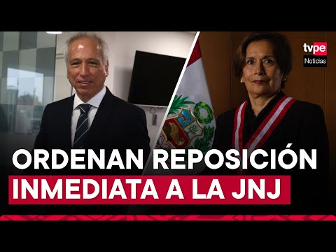 PJ ordena reposición de Inés Tello y Aldo Vásquez a la JNJ