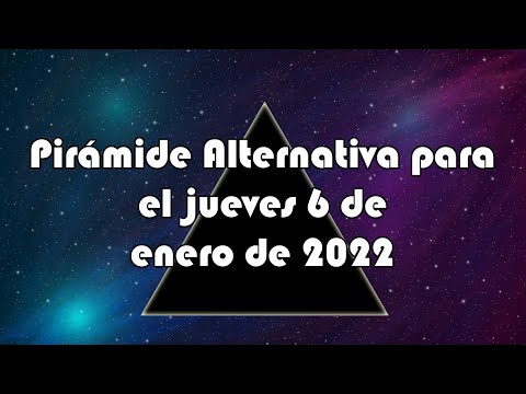 Lotería de Panamá - Pirámide Alternativa para el jueves 6 de enero de 2022