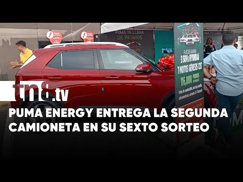 Jinotegano se lleva la segunda camioneta del sorteo de Puma Energy