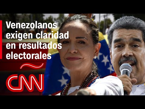 Venezuela: Opositores y oficialistas marchan por resultados electorales