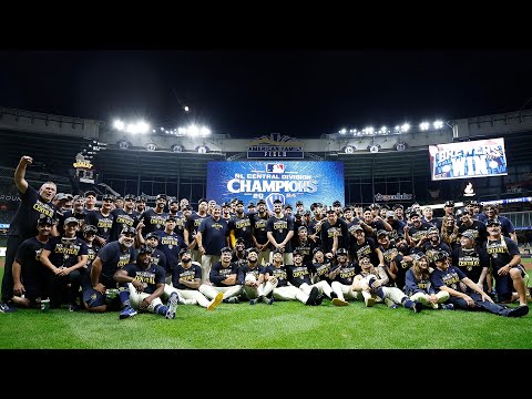 BACK-TO-BACK NL CENTRAL TITLES for the FIRST TIME EVER! The Milwaukee Brewers make franchise history