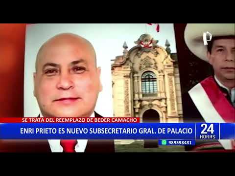 Pedro Castillo: Enri Prieto es designado como nuevo subsecretario general de Palacio
